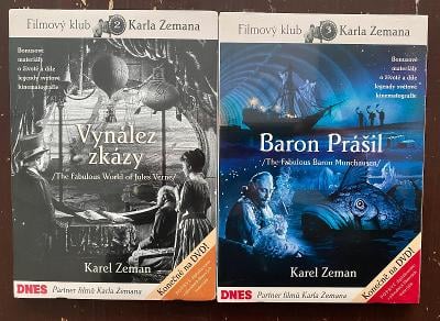 2 DVD Karla Zemana Baron Prášil a Vynález zkázy