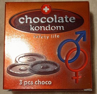 Kondomy z mléčné čokolády