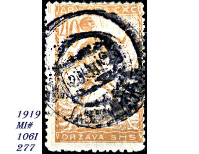 SHS vydání pro Slovinsko 1919, trhání okovů