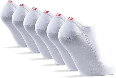 5 párů bílých ponožek do tenisek Danish Endurance 43-47