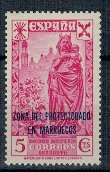 Španělsko Maroko 1943 Známky ** Panna Maria děti sirotci charita