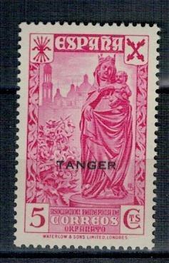 Španělsko Tanger 1938 Známky ** Panna Maria děti sirotci charita