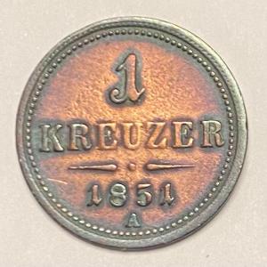 1 Krejcar 1851 A  Rakousko-Uhersko, Franz Josef II.
