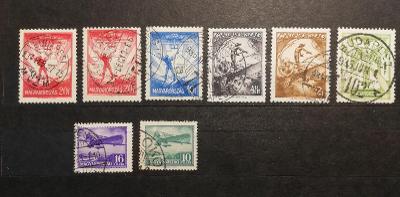 8 x Maďarsko 1933 letecká pošta