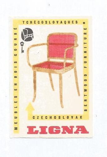 K.č. NZN II-58 Série LIGNA II vzory židlí