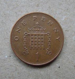 Anglie, 1 Penny 1992