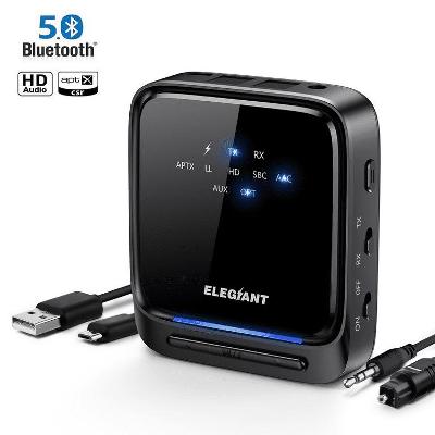 ELEGIANT Bluetooth 5.0 vysílač přijímač pro TV