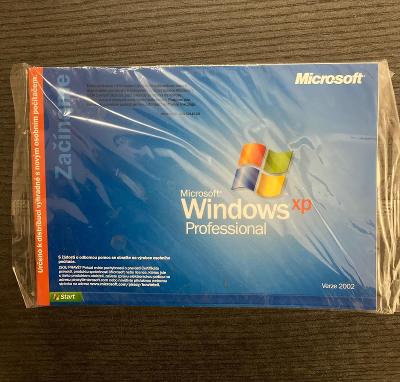 Microsoft windows xp professional CZ verze 2002