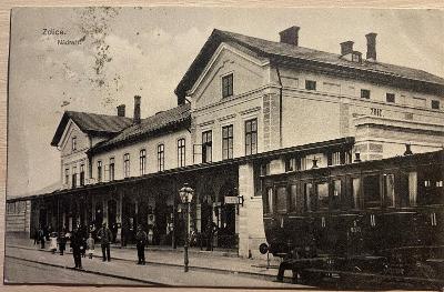 Podlenice - Zdice nádraží 1914 
