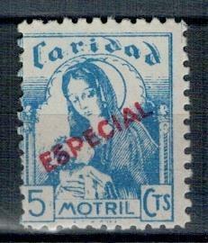 Španělsko Motril 1937 Známky (*) Panna Maria Matky Boží Especial