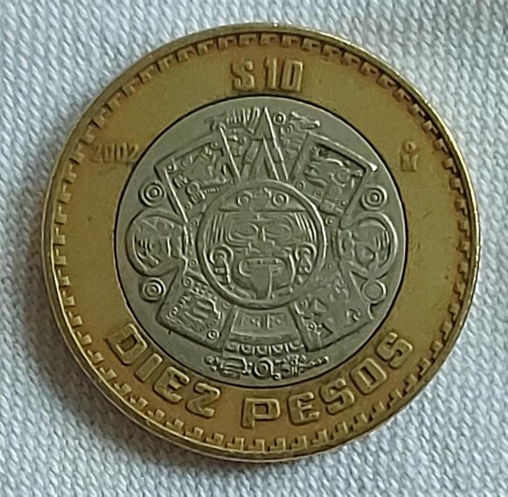 Mexiko 10 pesos 2002 - Numismatika