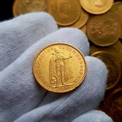 Zlatá minca, uhorská 20 Koruna 1899 KB, František Jozef I.