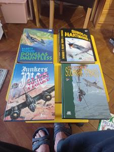 Letectví, 4 různé knihy, 2. světová válka 