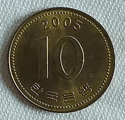 Jižní Korea 10 won 2005
