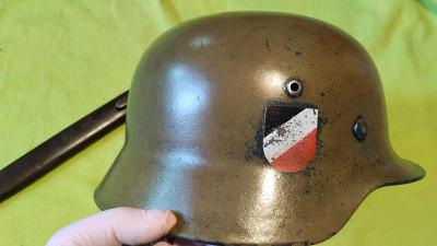 Německo WWII helma Luftwaffe M 1935