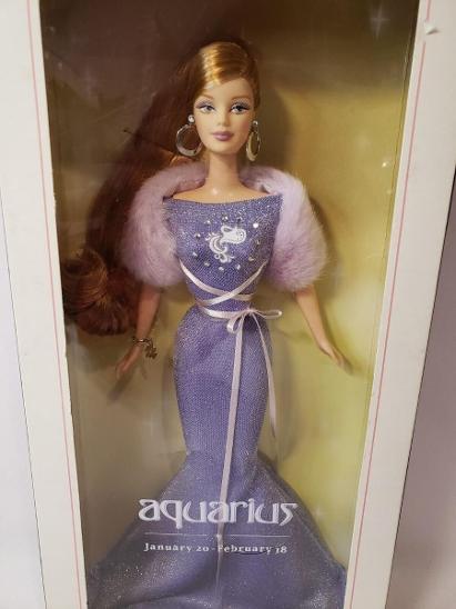 AQUARIUS ZODIAC COLLECTION BARBIE 2004 PINK LABEL MATTEL | Aukro