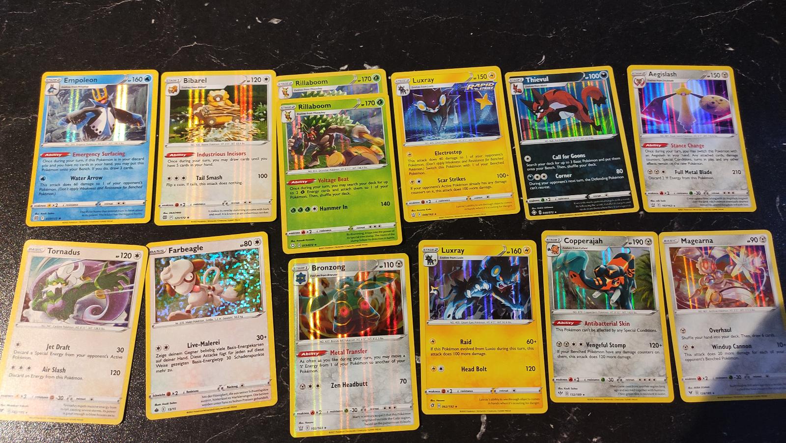 Bulk Pokémon kariet (reverse holo 79 a holo 13) - Zábava