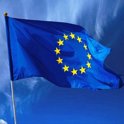 Vlajka Evropské unie. Rozměr 90*150 cm. Materiál polyester.