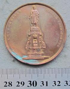 Medaile 500. výročí Založení University Karlovy 1848