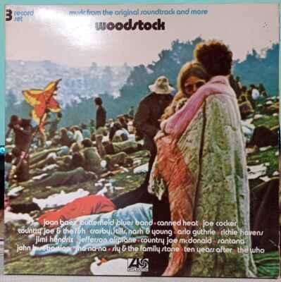 3LP Woodstock Music From The Original Soundtrack EX