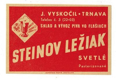 Bratislava - Stein - Vyskočil - červená - 11,7x7,7 cm