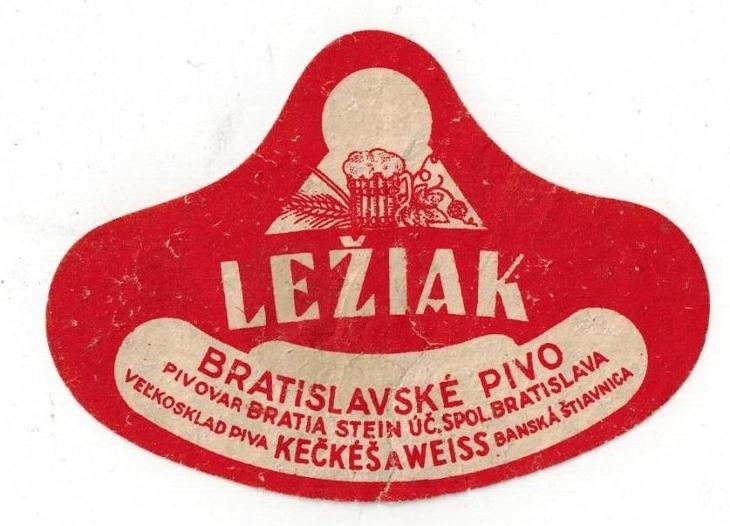 Bratislava - Stein - ležiak - krček - 9,6x7 cm - Pivo a související předměty