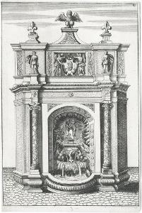 Fontána, Fürst P..  mědiryt, 1664