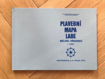 Plavební mapa Labe, Mělník–Hřensko, 1:5000 (1978, Kartografie)