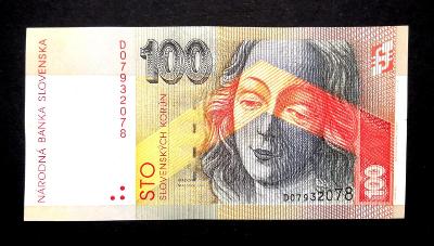 100 korun 1993 serie D  aUNC !!