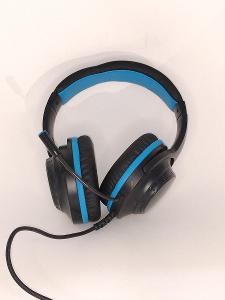 Herní sluchátka s mikrofonem MASACEGOB Gaming HeadSet H-11 / blue 