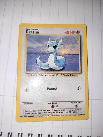 Pokémon karta Dratini Vintage  - Zábava
