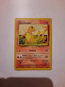 Vintage Pokémon Charmander prvni edice 