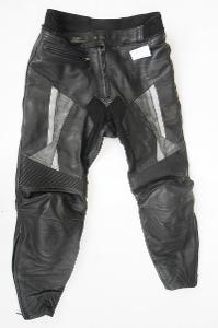 Kožené zkrácené kalhoty - vel. 26, pas: 92 cm