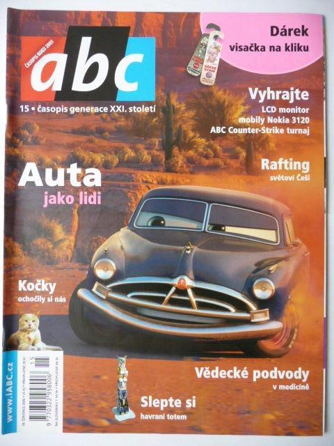 Časopis - ABC - 51. ročník - číslo 15 z roku 2006 - (Vyšlo 18.7. 2006) - Knihy a časopisy