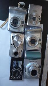 6x digitalni fotoaparát kompakt, Canon, Olympus, Sony