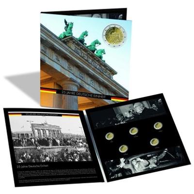 Album PRESSO - na mince 2 € vydaných k 25. výročí sjednocení Německa