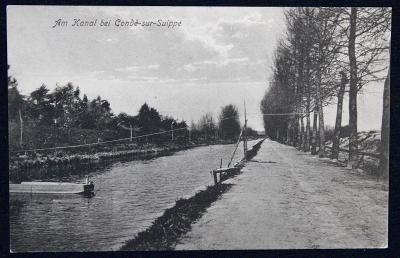 ... Am Kanal bei Condé sur Suippé  / Pohlednice (26)