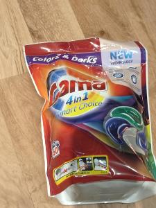 Gama prací kapsle barevné a tmavé prádlo 4v1  60ks