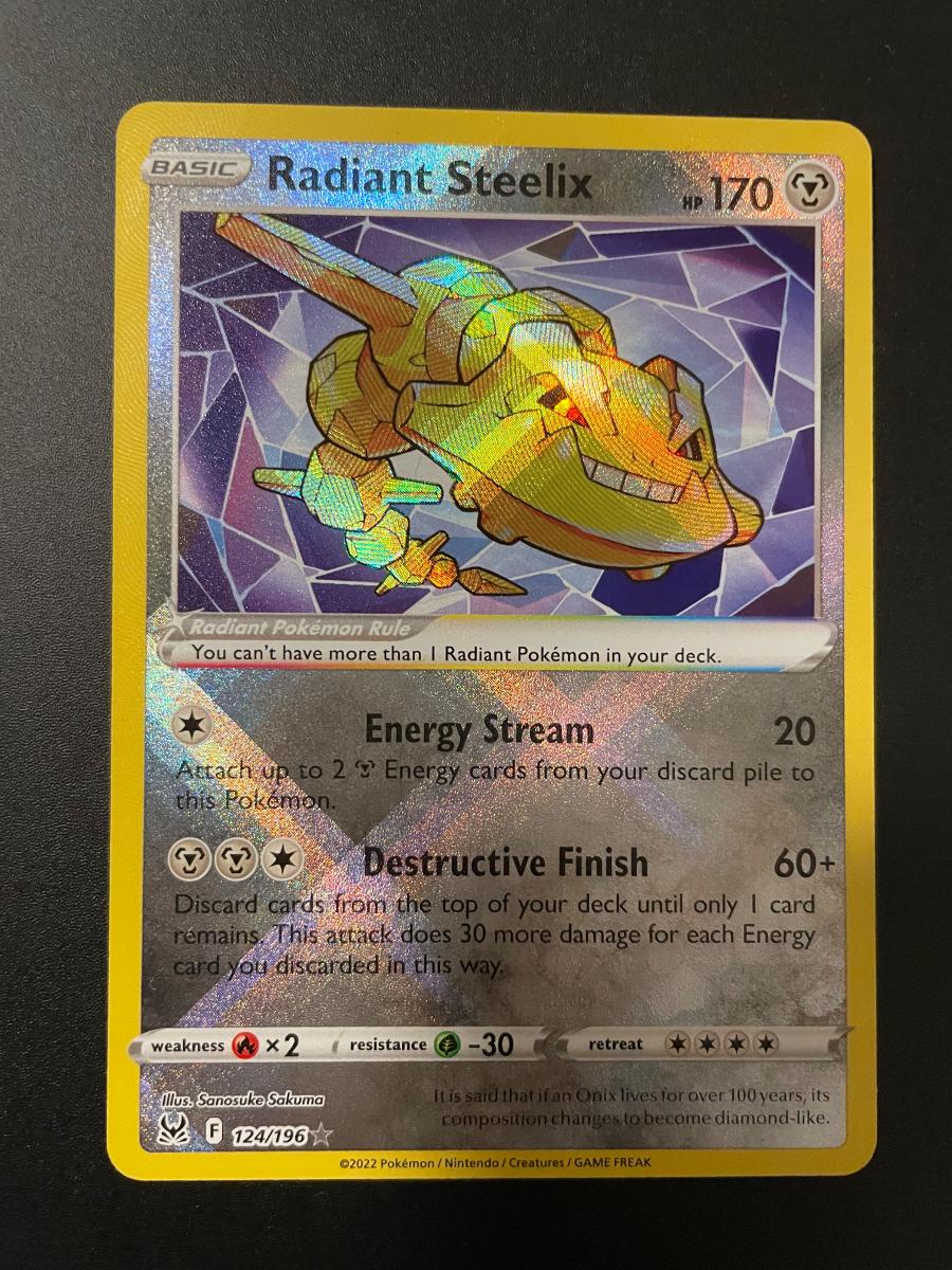 Radiant Steelix - Lost Origin #124 Pokemon Card