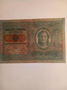 Bankovka 100 kronen 1912...hezký stav