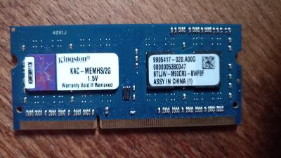 SO-DIMM Kingston 2GB DDR3