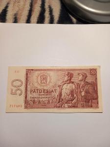 bankovka 50 koruna 1964...série J 21...Super stav