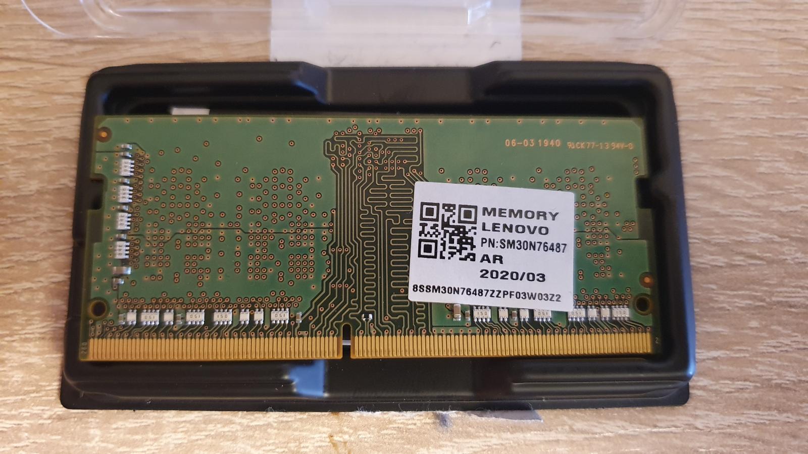 RAM Samsung 4GB DDR4 PC4-2666V SM30N76487 Lenovo Dell - Notebooky, príslušenstvo