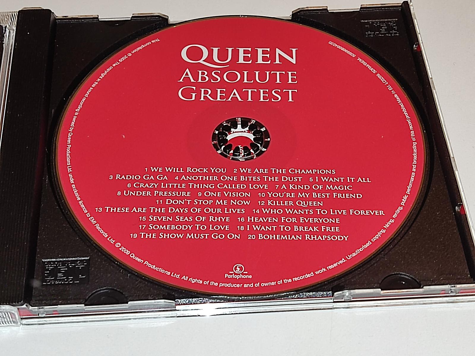 Queen Absolute Greatest Cd NeŠkrÁblÉ Aukro