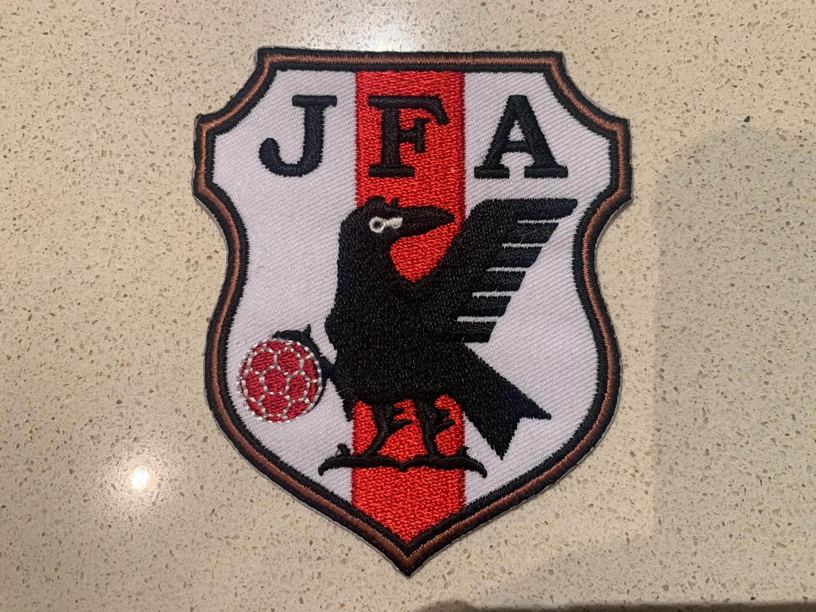 krásná nášivka JFA -JAPAN FOOTBALL TEAM, japonská fotbalová asociace - Sběratelství