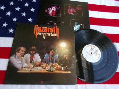 ⭐️ LP: NAZARETH - PLAY 'N' THE GAME, 1.press USA1976 MASTERDISK Ludwig