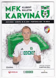 Bulletin MFK Karviná - FC Viktoria Plzeň