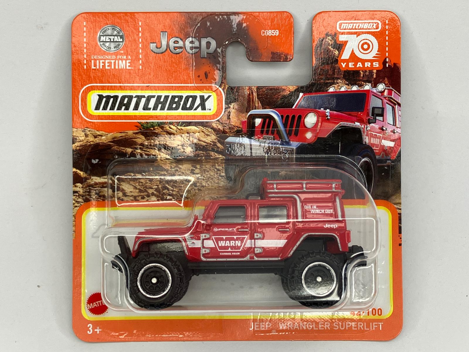 Jeep Wrangler Superlift - Matchbox 2023 42/100 - 70 Years (MB7-x