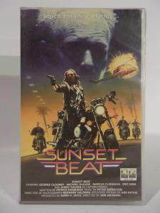 VHS_SUNSET BEAT_1990_CLOONEY_TOLKAN_HARLEY DAVIDSON_BONTON HOME V 1996