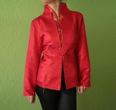 Nové originální čínské sako-kabátek, vel.42